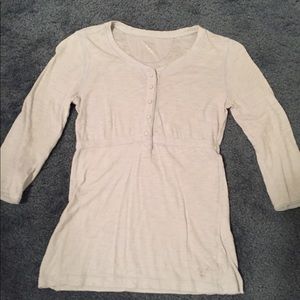 American Eagle Baby Blue Grey Shirt